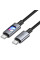 Дата кабель Hoco U144 New Type-C to Type-C 60W (1.2m) - Black - фото