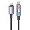 Дата кабель Hoco U144 New Type-C to Type-C 60W (1.2m) - Black