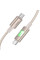 Дата кабель Hoco U144 New Type-C to Type-C 60W (1.2m) - Gold - фото