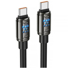 Дата кабель Hoco U143 Joy Type-C to Type-C 240W (1.2m) - Black