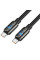 Дата кабель Hoco U143 Joy Type-C to Type-C 240W (1.2m) - Black - фото