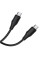 Дата кабель Hoco X124 Bien silicone Type-C to Type-C 60W (1m) - Black - фото