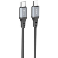 Дата кабель Hoco X86 Spear Type-C to Type-C 60W (1m) - Black
