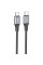 Дата кабель Hoco X86 Spear Type-C to Type-C 60W (1m) - Black - фото