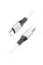 Дата кабель Hoco X86 Spear Type-C to Type-C 60W (1m) - White - фото