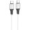 Дата кабель Hoco X86 Spear Type-C to Type-C 60W (1m) - White