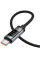 Дата кабель Hoco U148 Lord with display Type-C to Type-C 240W (1.2m) - Black - фото