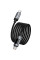Дата кабель Hoco U148 Lord with display Type-C to Type-C 240W (1.2m) - Black - фото
