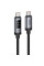 Дата кабель Hoco U148 Lord with display Type-C to Type-C 240W (1.2m) - Black - фото