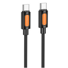 Дата кабель Borofone BX114 Structure Type-C to Type-C 60W (1m) - Black