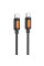 Дата кабель Borofone BX114 Structure Type-C to Type-C 60W (1m) - Black - фото