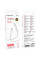 Дата кабель Borofone BX116 Certain Type-C to Type-C 60W (1m) - White - фото