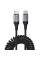 Дата кабель Hoco X121 Nuevo Type-C to Type-C 60W (1.5m) - Black - фото