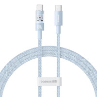 Дата кабель Baseus Gem Fast Charging Type-C to Type-C 100W (2m) (P10373000111-01) - Blue