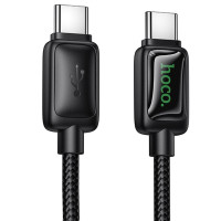 Дата кабель Hoco U146 Mundo Type-C to Type-C 60W (1.2m) - Black