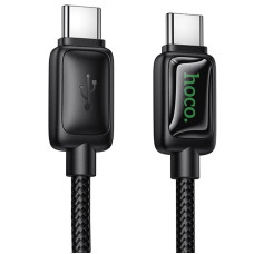 Дата кабель Hoco U146 Mundo Type-C to Type-C 60W (1.2m) - Black