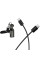 Дата кабель Hoco X126 Experto Type-C to Type-C 60W + Phone Holder & Lanyard (0.35m) - Black - фото
