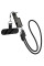 Дата кабель Hoco X126 Experto Type-C to Type-C 60W + Phone Holder & Lanyard (0.35m) - Black - фото