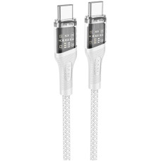 Дата кабель Hoco U111 Discovery Edition Type-C to Type-C 60W (1.2m) - Grey