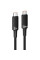 Дата кабель Hoco U153 Extreme Type-C to Type-C 100W (1.2m) - Black - фото