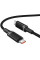 Дата кабель Hoco U153 Extreme Type-C to Type-C 100W (1.2m) - Black - фото