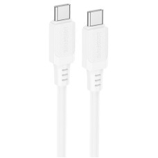 Дата кабель Borofone BX115 Lotto Type-C to Type-C 60W (1m) - White