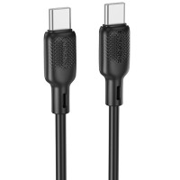 Дата кабель Borofone BX113 Lenny Type-C to Type-C 60W (2m) - Black