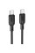 Дата кабель Borofone BX113 Lenny Type-C to Type-C 60W (2m) - Black - фото