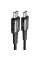 Дата кабель Acefast C1-03 Type-C to Type-C 60W (1.2m) - Black - фото