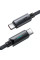 Дата кабель Acefast C19-03 Type-C to Type-C 60W (1.2m) - Black - фото
