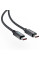 Дата кабель Acefast C19-03 Type-C to Type-C 60W (1.2m) - Black - фото
