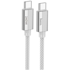 Дата кабель Hoco U134 Primero Type-C to Type-C 240W (1.8m) - Gray