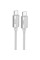 Дата кабель Hoco U134 Primero Type-C to Type-C 240W (1.8m) - Gray - фото