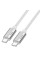Дата кабель Hoco U134 Primero Type-C to Type-C 240W (1.8m) - Gray - фото