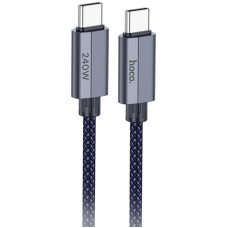 Дата кабель Hoco U134 Primero Type-C to Type-C 240W (1.8m) - Dark Blue