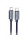 Дата кабель Hoco U134 Primero Type-C to Type-C 240W (1.8m) - Dark Blue - фото