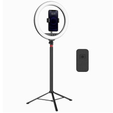 Кільцева світлодіодна LED лампа Neepho L15 + stand - Black