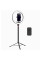 Кільцева світлодіодна LED лампа Neepho L15 + stand - Black - фото