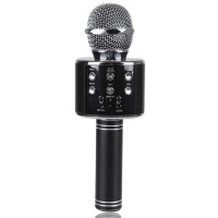 Караоке Мікрофон-колонка WS858 - Black
