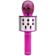 Караоке Микрофон-колонка WS858 - Pink