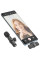Петличний бездротовий мікрофон Borofone BFK12 Trophy Dual-mic Lightning/Type-C - Black - фото