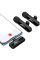 Петличный беспроводной микрофон Hoco L20A Mini Voice (Lightning/Type-C) 60 mAh - Black - фото