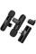 Петличный беспроводной микрофон Hoco L20A Mini Voice (Lightning/Type-C) 60 mAh - Black - фото