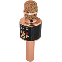 Караоке Мікрофон-колонка D169 - Rose Gold