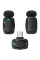 Петличний бездротовий мікрофон Acefast R2 Dual-mic Type-C - Black - фото
