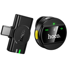 Петличный беспроводной микрофон Hoco L21 Charm Type-C - Black