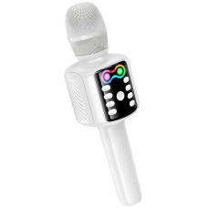 Караоке Мікрофон-колонка Hoco L24 Shine - White