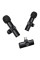 Петличний бездротовий мікрофон Borofone BFK16A Winner dual-mic Type-C - Black - фото