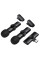 Петличний бездротовий мікрофон Borofone BFK16A Winner dual-mic Type-C - Black - фото