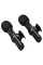 Петличний бездротовий мікрофон Borofone BFK16A Winner dual-mic Type-C - Black - фото